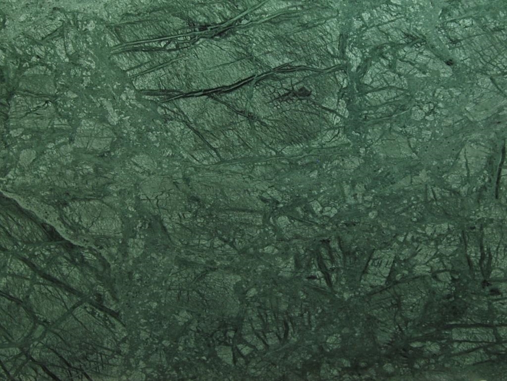 Matériau pour tables en marbre vert