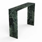 Console en marbre vert alpi