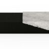 Table basse rectangulaire en granit noir