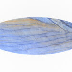 plateau en forme de planche de surf quartzite bleue