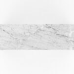plateau rectangulaire marbre blanc