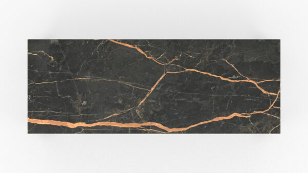 plateau rectangulaire marbre marron-gris