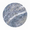 plateau rond marbre bleu